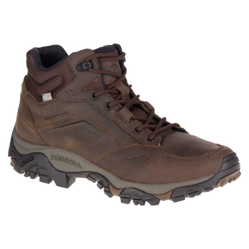 Bottes Merrell Moab Adventure Mid Waterproof Marron Foncé Homme | S.V.WVAI